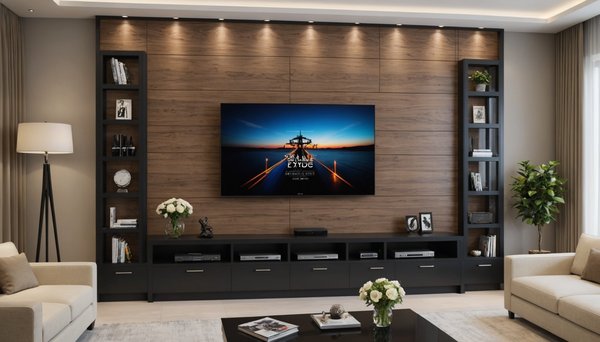 Panneau mural tv : sublimez votre espace avec style et praticité